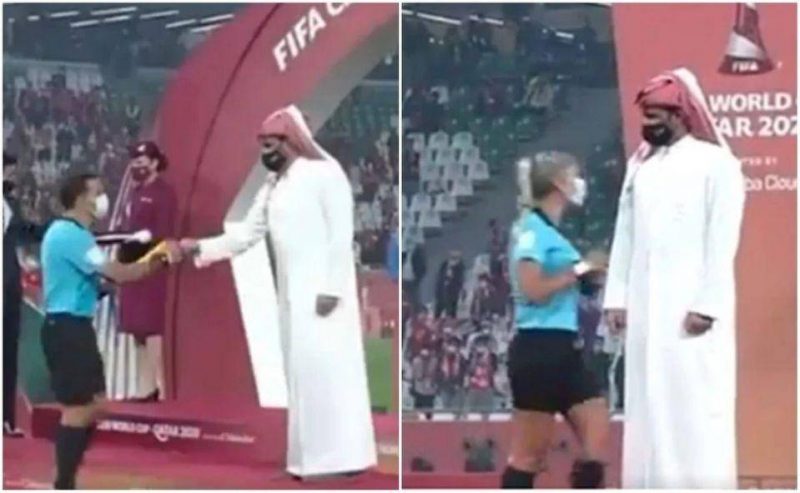 Photo of Jeque de Qatar hace desplante a mujeres árbitro en Mundial de Clubes