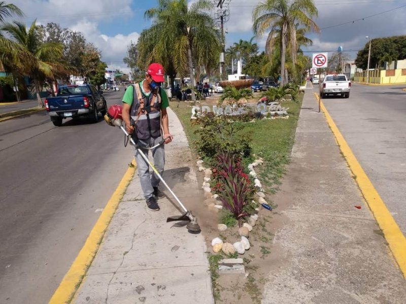 Photo of Continúa limpieza en avenidas y plazas públicas de Madero