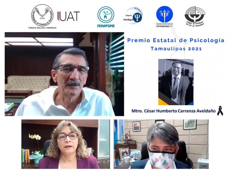 Photo of Entrega UAT Premio Estatal de Psicología Tamaulipas 2021