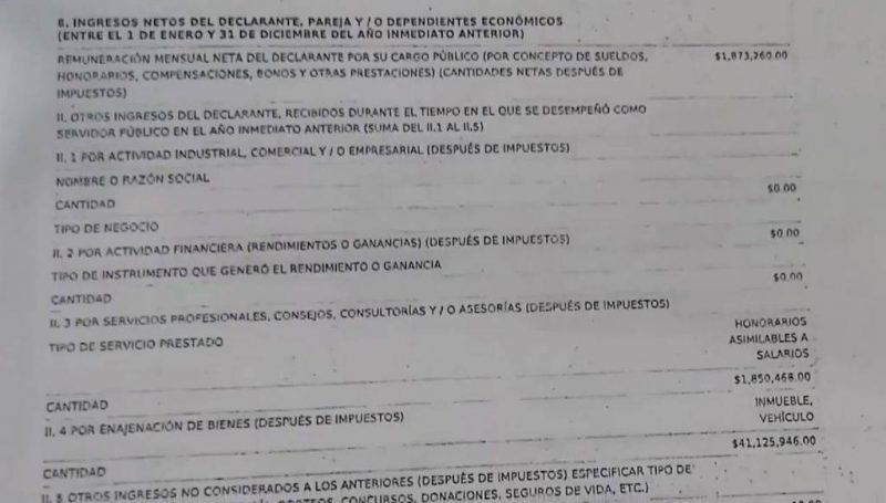 Photo of Muestra gobernador comprobante de pago de impuestos