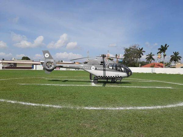 Photo of Helicóptero de Guardia Nacional aterriza en campo deportivo