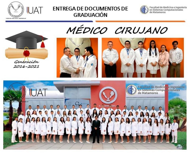 Photo of Entrega UAT Matamoros generación de médicos cirujanos