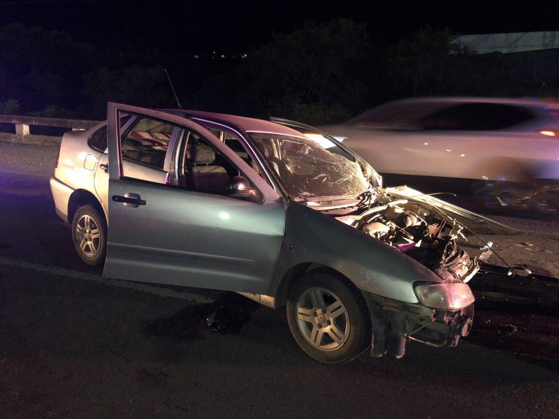 Photo of Destroza su vehículo tras noche de parranda