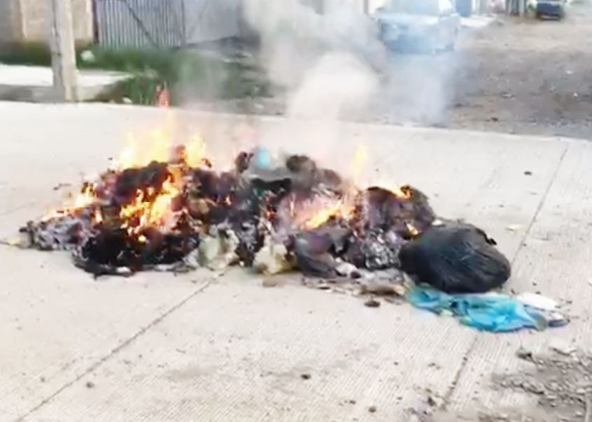 Exhortan a la población de Madero a evitar la quema de basura