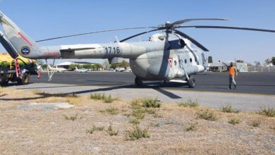 Photo of Helicóptero de la Marina apoya en combate a incendio en El Cielo