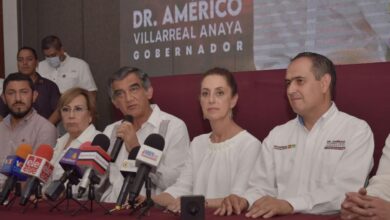 Photo of Tiene Américo el respaldo de 17 gobernadores de Morena: Claudia Sheinbaum