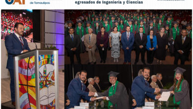 Photo of Preside Rector de la UAT graduación de egresados de Ingeniería y Ciencias