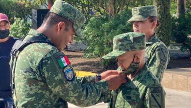 Photo of Jorge Gámez cumple su sueño como “soldado por un día”