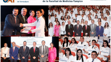 Photo of Preside el Rector de la UAT la graduación de la Facultad de Medicina de Tampico