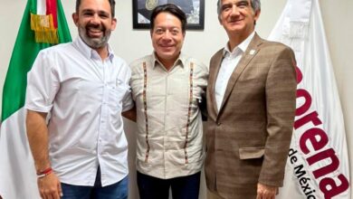 Photo of Se reúnen Américo y Mario Delgado; van por la renovación de Morena en Tamaulipas