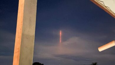 Photo of Pilar de luz y otra nube arco sorprenden de nueva cuenta en sur de Tamaulipas