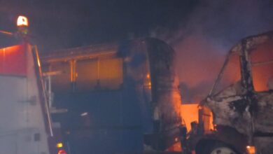Photo of De manera repentina tres autobuses se incendian en Altamira