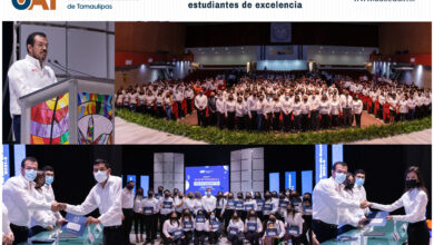 Photo of Entrega UAT becas de excelencia a estudiantes de Victoria y Mante
