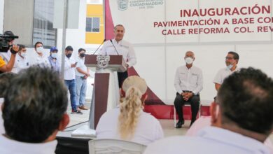 Photo of Gobierno de Adrián Oseguera pavimenta calle con abandono superior a los 50 años