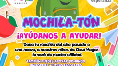 Photo of Invita DIF Madero a sumarse al mochila-tón y apoyar a los niños de Casa Hogar