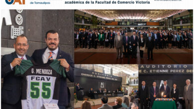 Photo of Reconoce Rector trayectoria académica de la Facultad de Comercio Victoria
