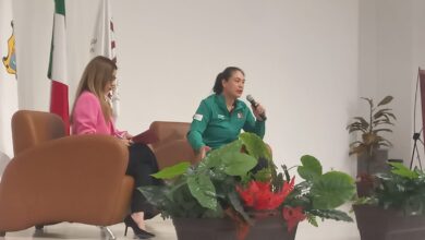 Photo of Imparte conferencia Ana Salas, boxeadora tamaulipeca