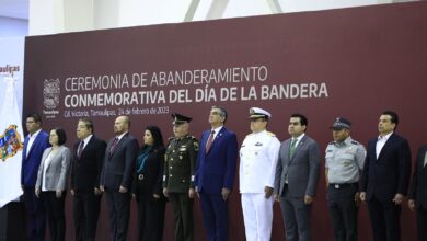 Photo of Asiste Alcalde a ceremonia del Día de la Bandera presidida por Américo Villarreal