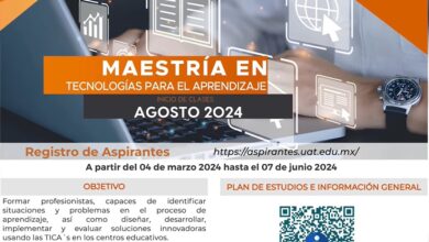 Photo of La UAM convoca a la maestría en tecnologías para el aprendizaje 2024