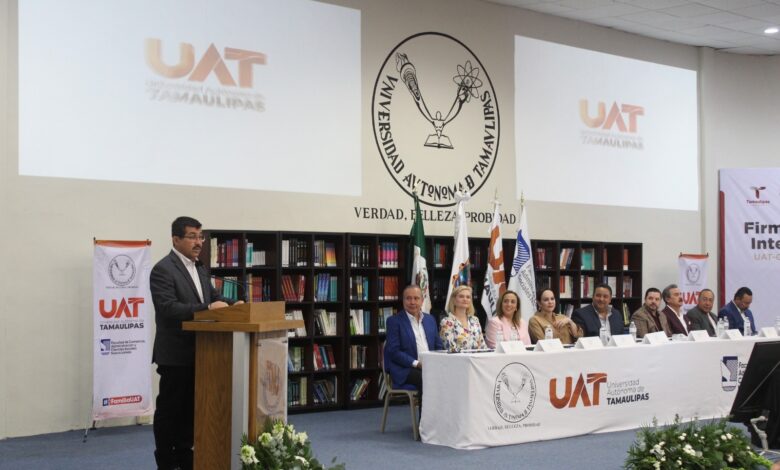 Presenta Rector proyectos académicos de la UAT en Nuevo Laredo