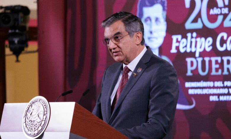 La adhesión de Tamaulipas al IMSS-Bienestar contribuyó con la mejora en la salud de los tamaulipecos, dijo el gobernador Américo Villarreal Anaya en Palacio Nacional.