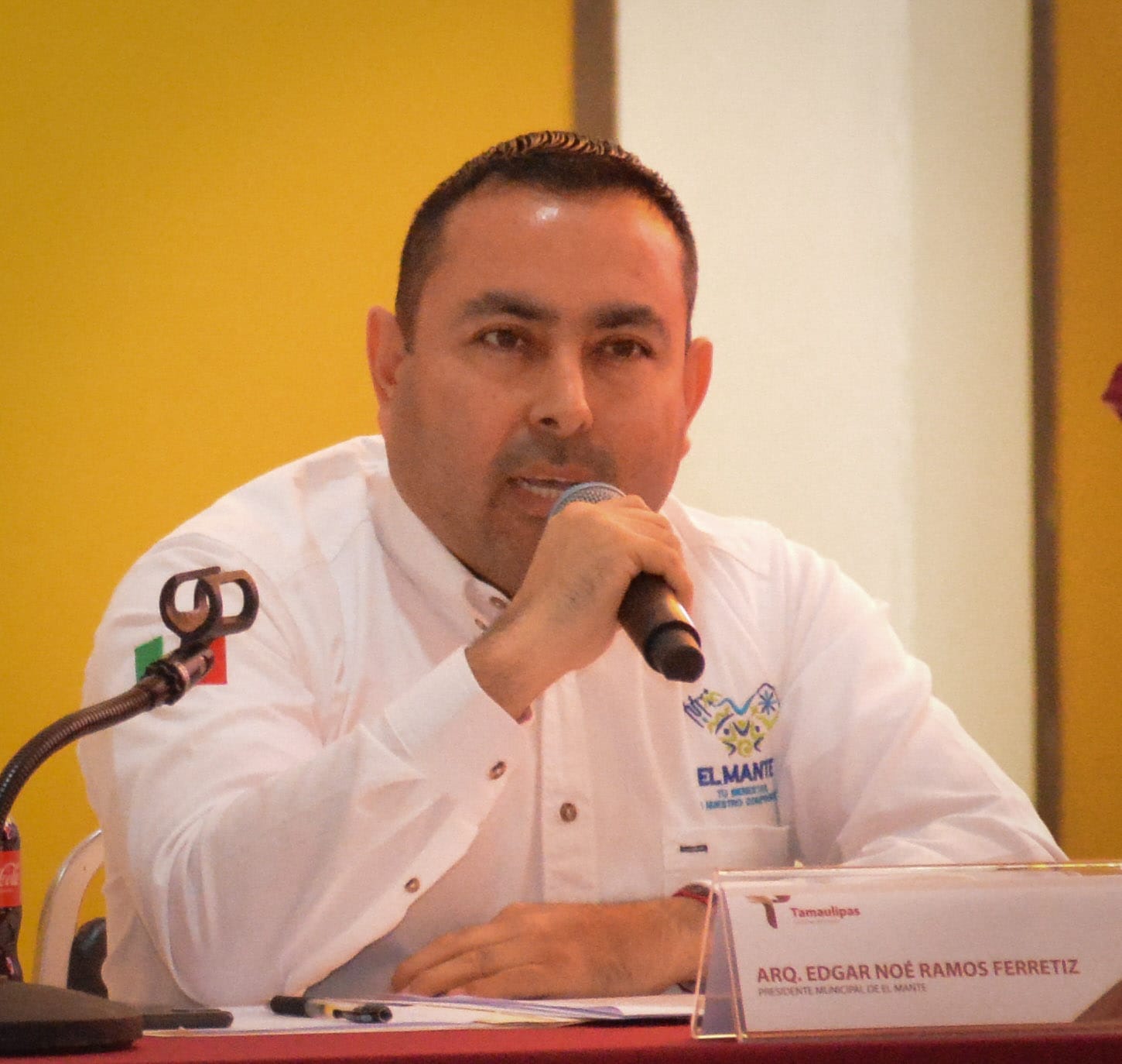 Noé Ramos Ferrétiz, alcalde con licencia de El Mante, buscaba un segundo periodo al frente del municipio.