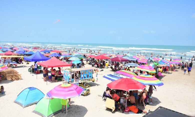 Acuden más de 2 millones de visitantes a playa Miramar durante Semana Santa.