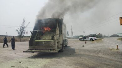Photo of Se incendia camión recolector en González