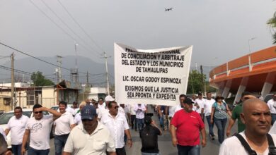Photo of Marchan sindicalizados del Ayuntamiento exigiendo resuelvan contrato colectivo