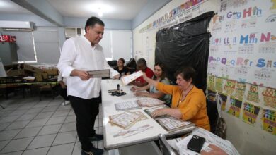 Photo of Eugenio Hernández: tranquilo y contento acude a votar