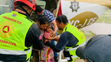 Photo of Evacúan a familias que se quedaron incomunicadas por crecida del río Purificación