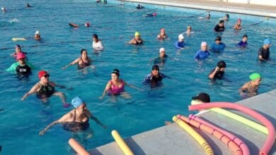 Photo of Abuelitos maderenses asisten a clades de aquaeróbics