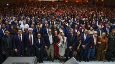 Photo of Asiste Américo Villarreal a celebración de Claudia Sheinbaum