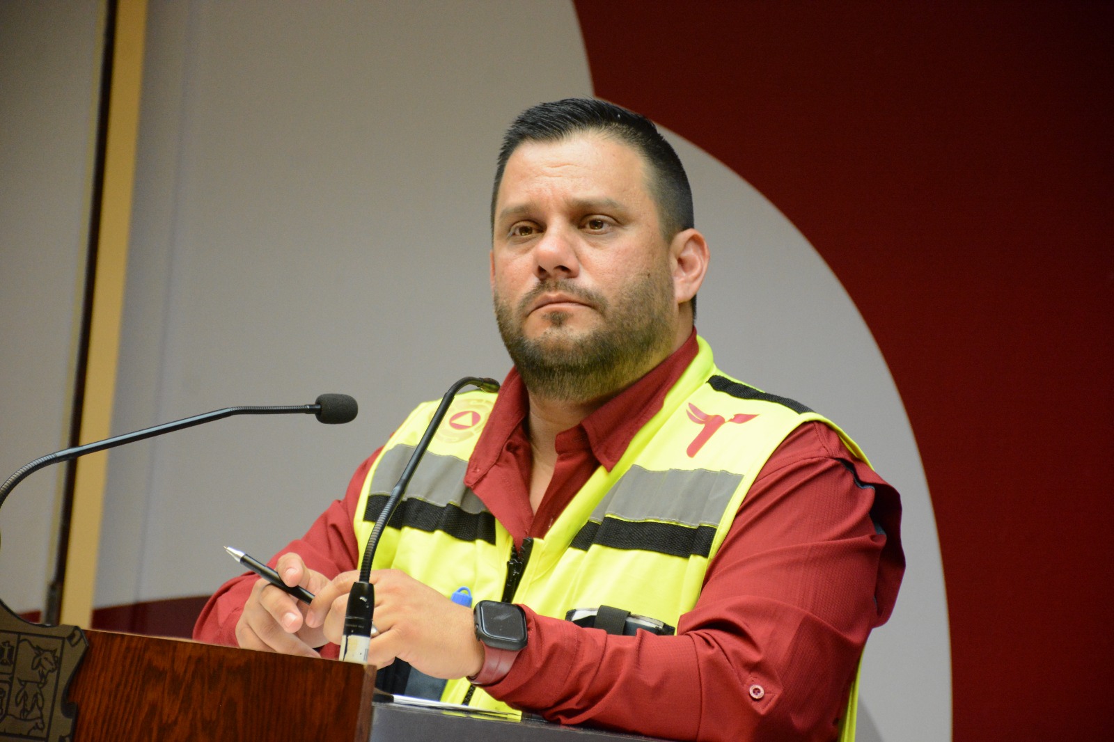 Luis Gerardo González de la Fuente, Coordinador estatal de Protección Civil.