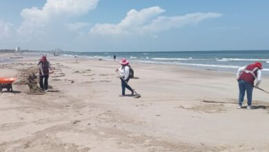 Photo of Continúa limpieza en playa Miramar