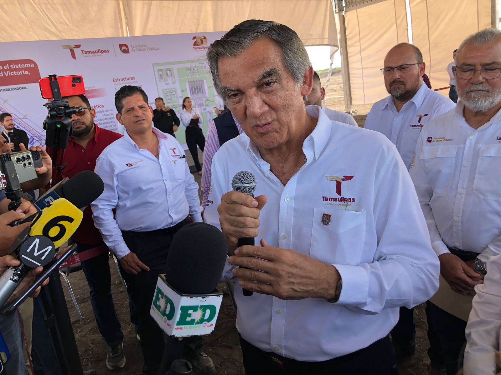 Américo Villarreal Anaya, Gobernador de Tamaulipas.