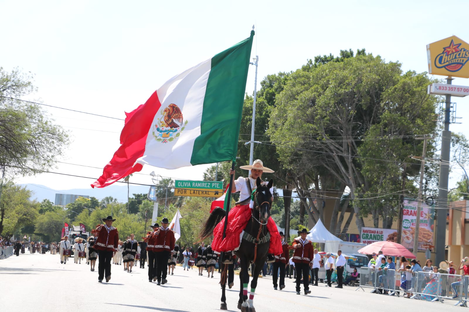 Tamaulipas se unió a la conmemoración del 114 Aniversario del Inicio de la Revolución Mexicana.