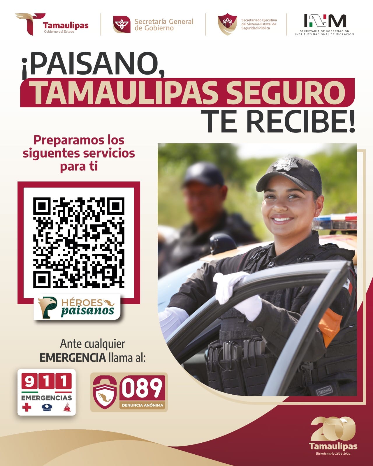 Tamaulipas ya tiene un plan de seguridad para acompañar a las caravanas en su paso por la entidad.