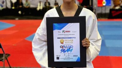 Photo of Fernanda Sierra y José María Núñez triunfan en el Grand Slam de Taekwondo