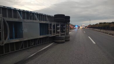 Photo of Atiende Guardia Estatal volcadura de tráiler
