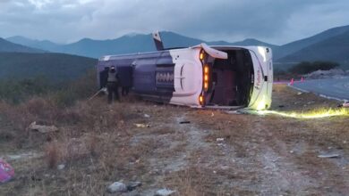 Photo of Vuelca autobús en Jaumave, dos mueren y 16 más resultan lesionados