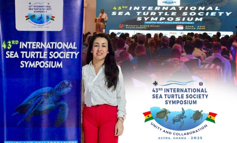 La Dra. Fátima Yedith Camacho Sánchez, profesora e investigadora de la Unidad Académica Multidisciplinaria Reynosa-Aztlán de la Universidad Autónoma de Tamaulipas (UAT), representó a México en el Simposio Internacional Sociedad de Tortugas Marinas.