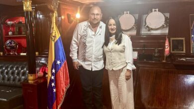 Photo of Se reúne Secretario General de Gobierno y embajadora de Venezuela en México