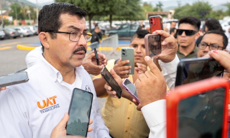 Dámaso Anaya Alvarado, Rector de la Universidad Autónoma de Tamaulipas (UAT).