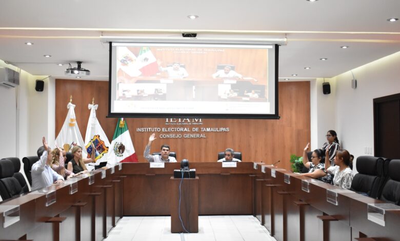 El Consejo General del Ietam, votó el proyecto en el que se declaró el cumplimiento del requisito de legibilidad, consistente en gozar de buena reputación y buena fama pública establecido en el artículo 111, de la Constitución de Tamaulipas, por parte de Minerva Cáceres Vázquez.