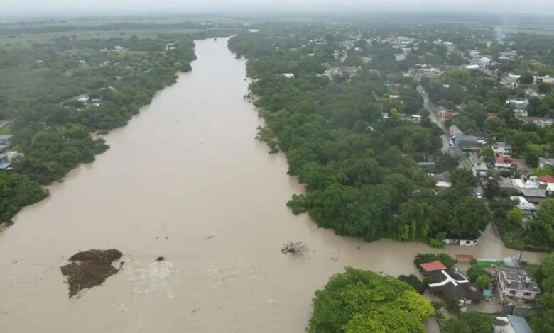 Tamaulipas está en alerta máxima por el desbordamiento de ríos y lagunas