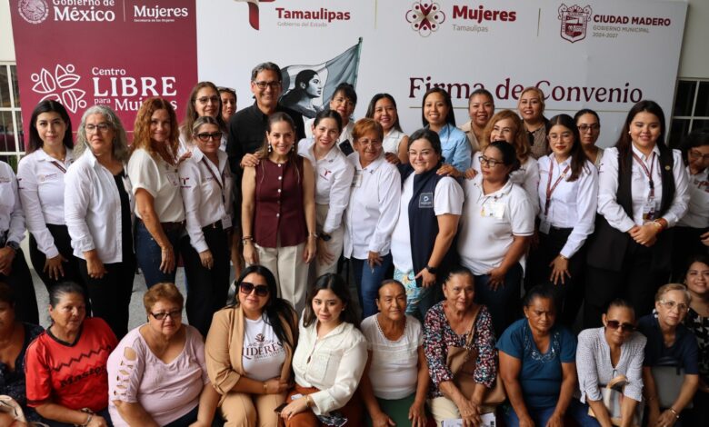 Se inauguró el Centro LIBRE en el municipio de Ciudad Madero, mismo que se encuentra ubicado en el Centro Comunitario Lienzo Charro.