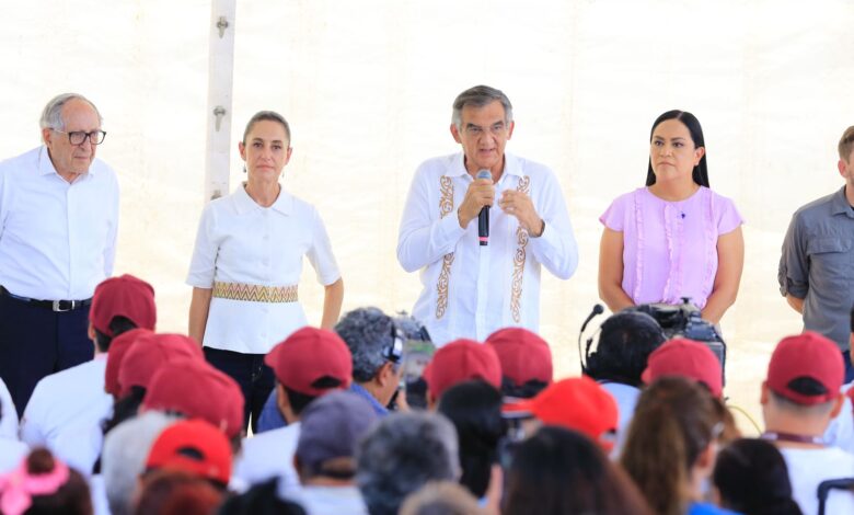 La Presidenta Claudia Sheinbaum Pardo encabezó una asamblea de Salud Casa por Casa, uno de los tres nuevos programas del Gobierno Federal.