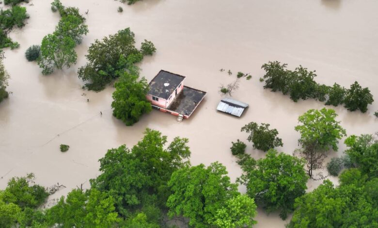inundación en el municipio de González
