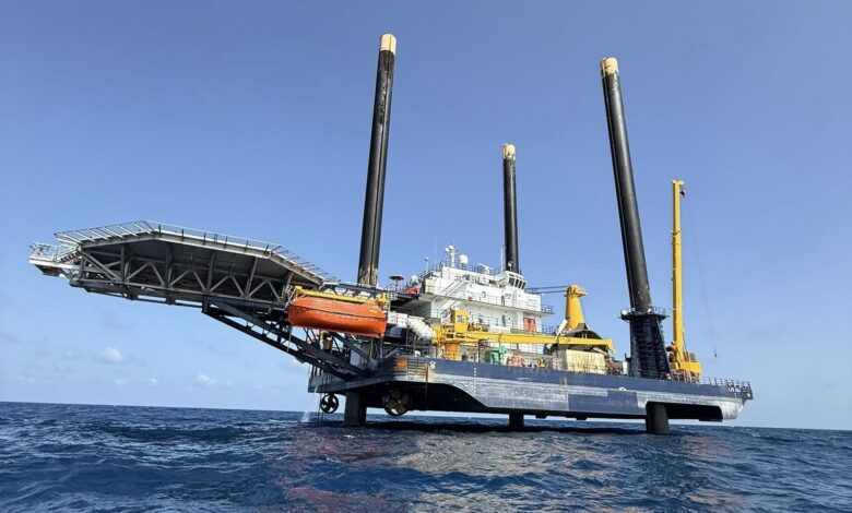 Desde el pasado viernes 18 de julio, la plataforma lleva a cabo trabajos de recuperación de las partes que se han encontrado del cohete de la empresa SpaceX.
